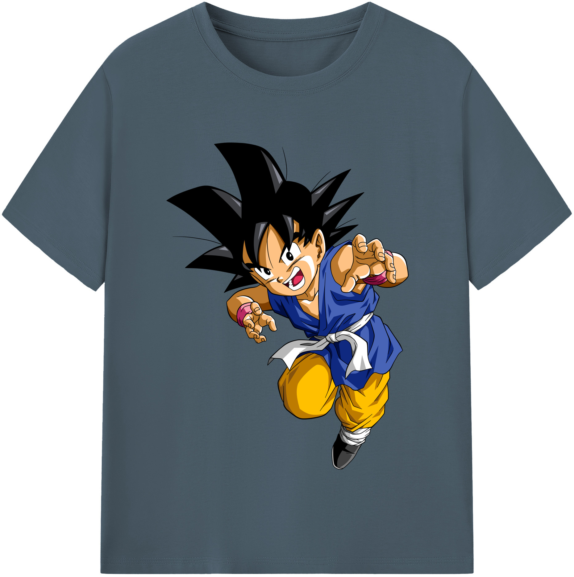 （画像用） ドラゴンボール 孫悟空（そん ごくう）Son Goku カカロット DRAGON BALL Kakarotto 綿100％半袖Tシャツ（フロントプリント）